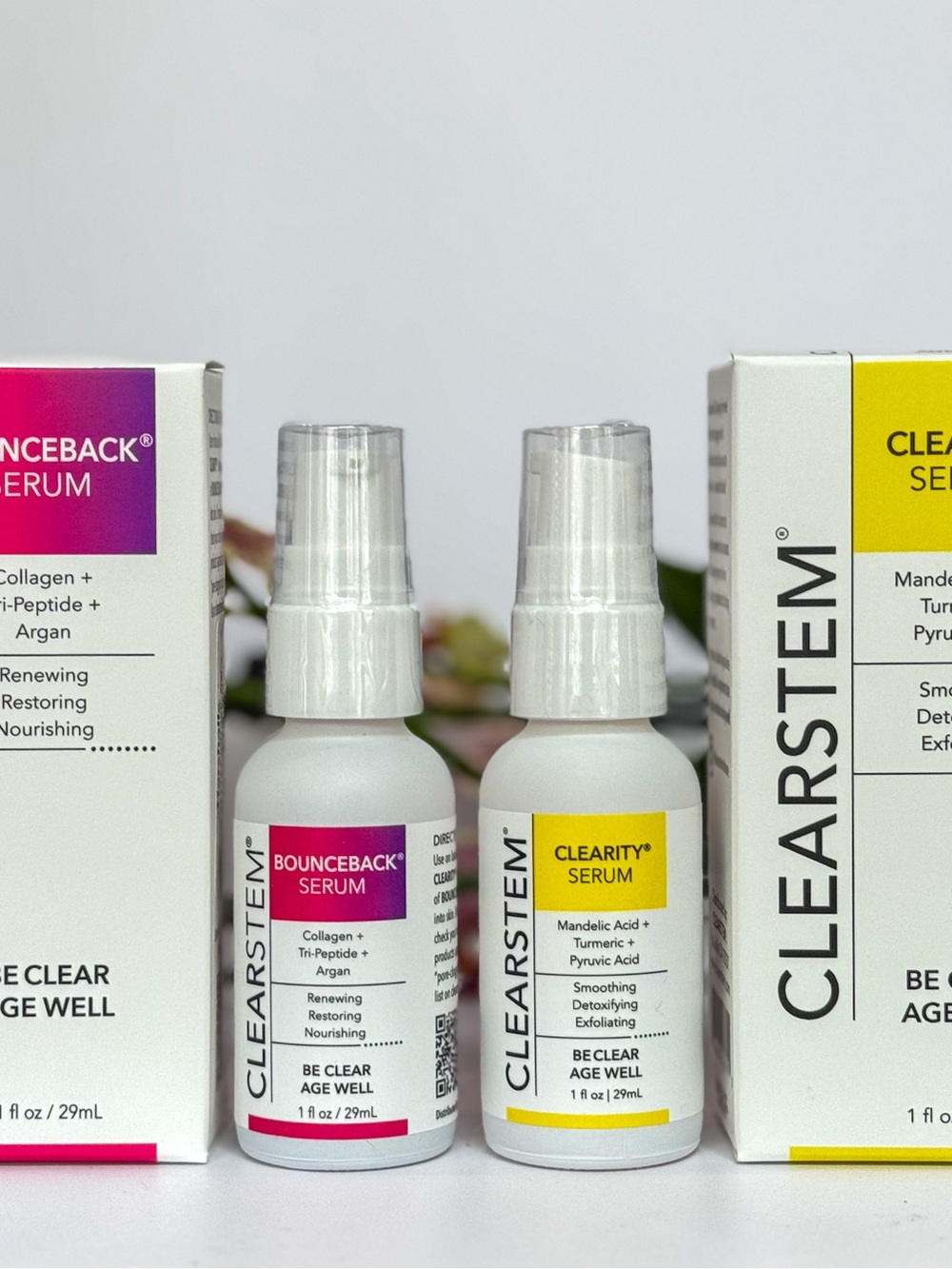 CLEARSTEM Bounceback & Clearity Serum Duo - NEW